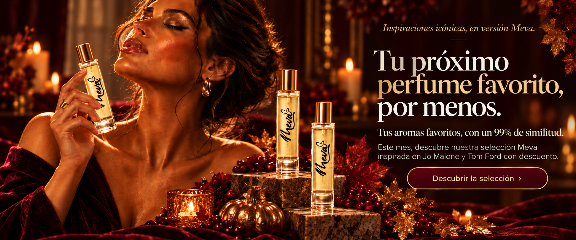 Tu próximo perfume favorito por menos: selección Meva de otoño con descuento
